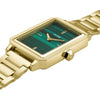 Cluse CW11502 Women's Fluette Steel Green, Gold Colour Watch