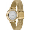 Cluse CW0101211001 Women's Boho Chic Petite Mesh White, Gold Colour Watch