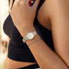 Cluse CW11706 Feroce Mini Stainless Steel White/Silver Bracelet Watch
