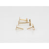 9ct Yellow Gold Cubic Paisley Piercing