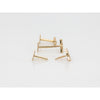 9ct Yellow Gold Cubic Lightening Bolt Piercing