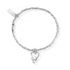 Chlobo Mini Cube Interlocking Love Heart Bracelet