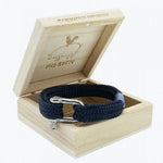 Pig And Hen Gorgeous George Navy/Silver Men's Bracelet